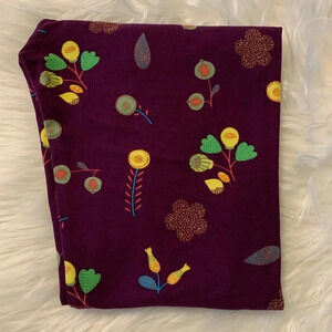 New! Women’s Lularoe purple floral leggings OS